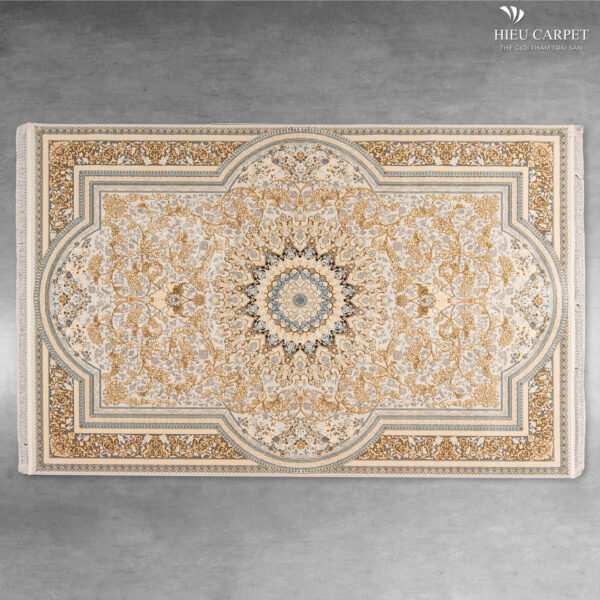 Thảm decor phòng khách cao cấp TBT0049 GOLD